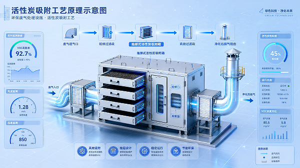 活性炭吸附工艺图