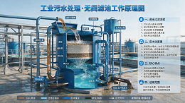 工业废水回用系统-​无阀滤池