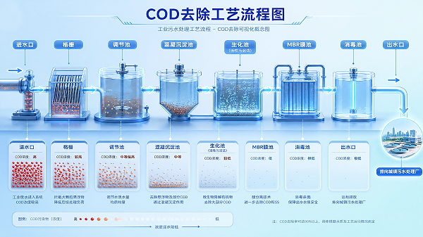 工业污水处理流程图